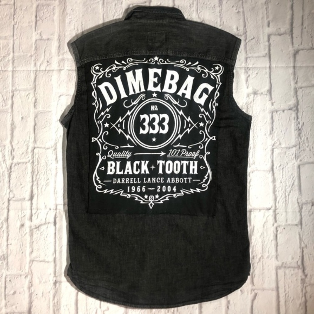 Handmade DIMEBAG PANTERA Band Tee • Cut-Off Vest